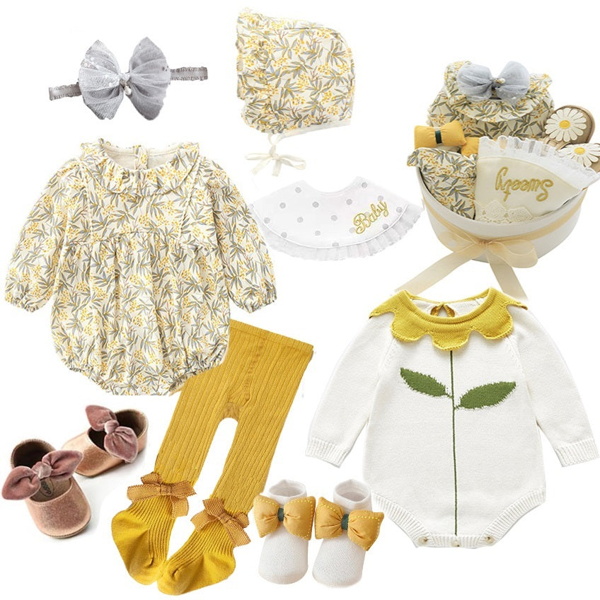 Four Seasons Baby Girl Gift Box – Premium Newborn Clothing Set (12–18 Months Max