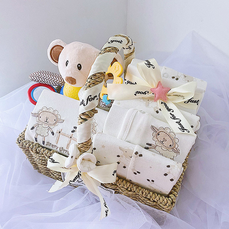 Newborn Baby Clothes Gift Set – 12-Piece Autumn & Winter Gift Basket