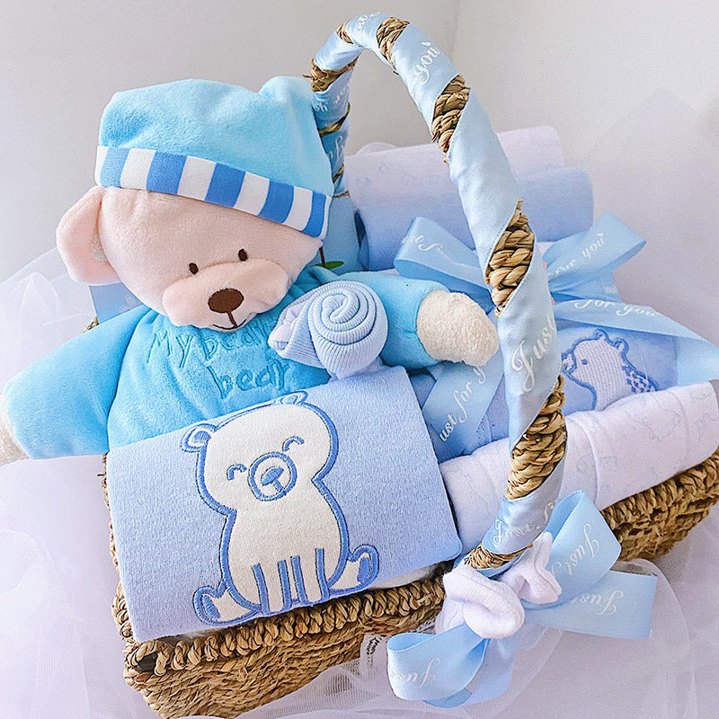 Newborn Baby Clothes Gift Set – 12-Piece Autumn & Winter Gift Basket