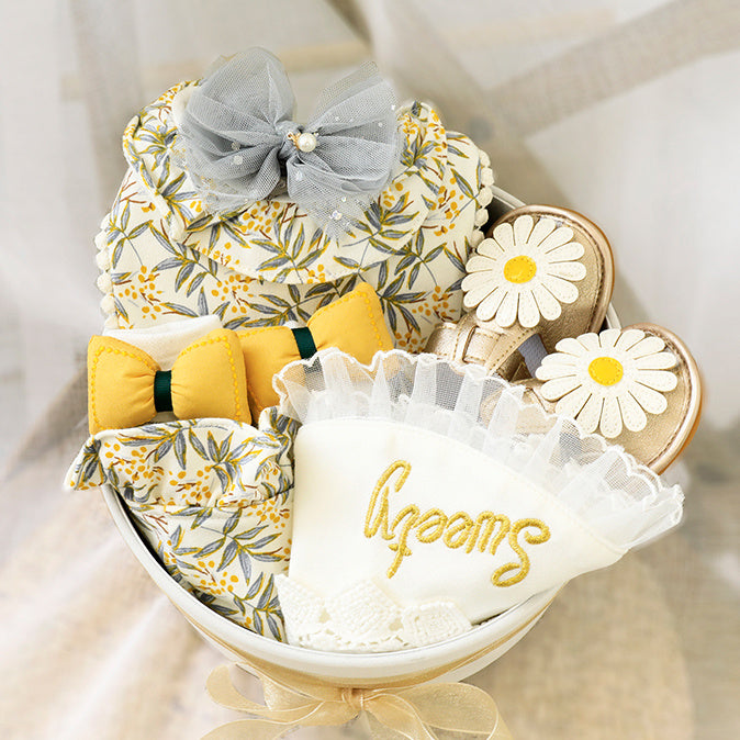 Four Seasons Baby Girl Gift Box – Premium Newborn Clothing Set (12–18 Months Max