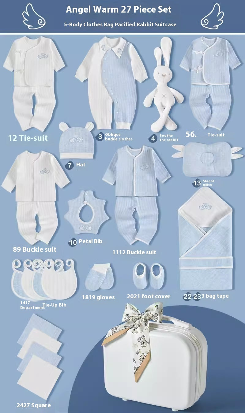 Luxury Baby Gift Box – Royal Cotton Newborn Clothing & Essentials Set