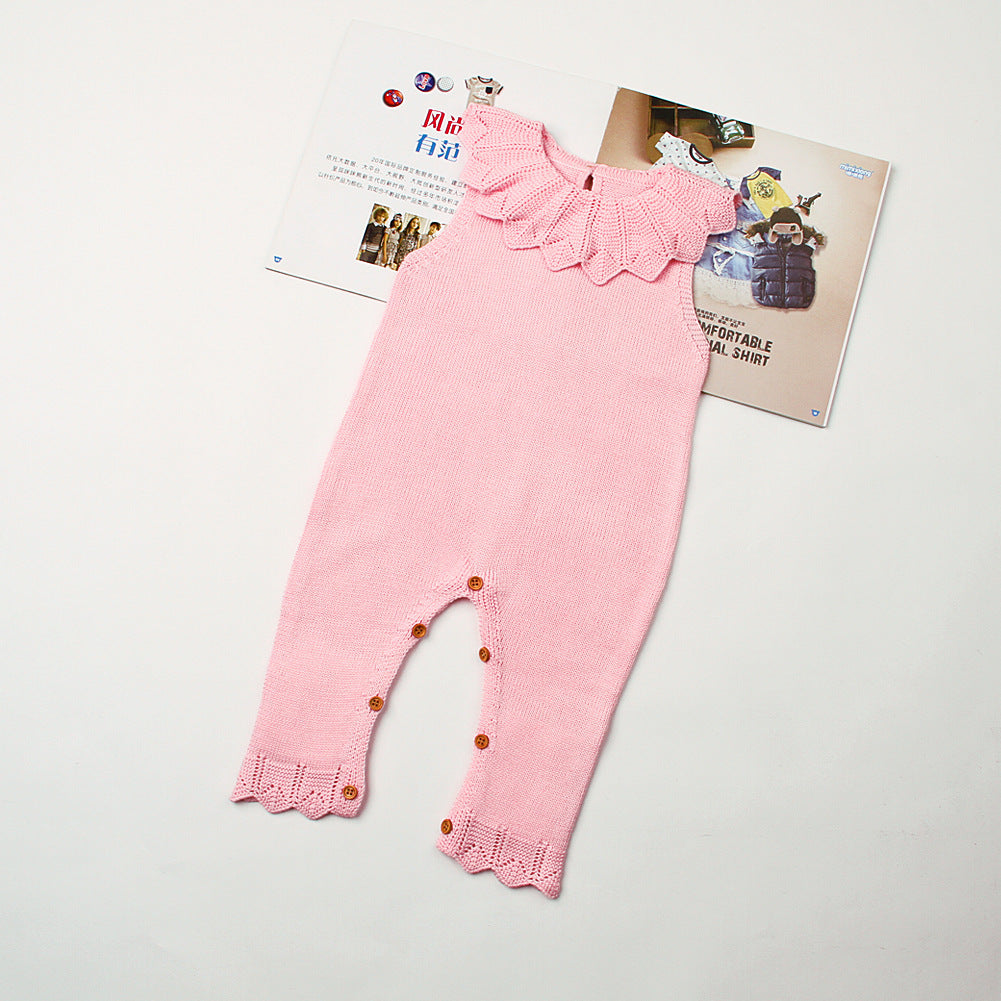 Baby Sleeveless Ruffle Romper – Cute & Comfortable Summer Outfit