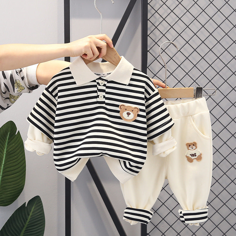 Baby Boy Two-piece Suit Collar