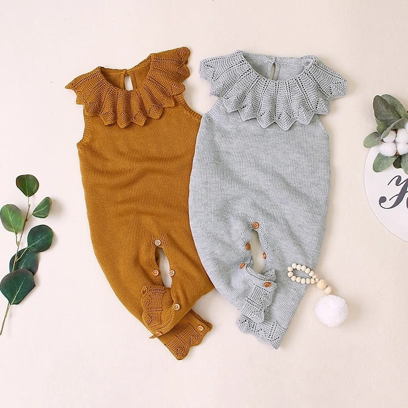 Baby Sleeveless Ruffle Romper – Cute & Comfortable Summer Outfit