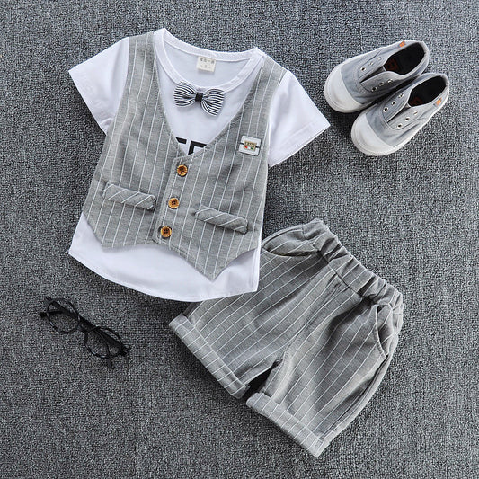 Baby Vest Short-Sleeved Suit Summer