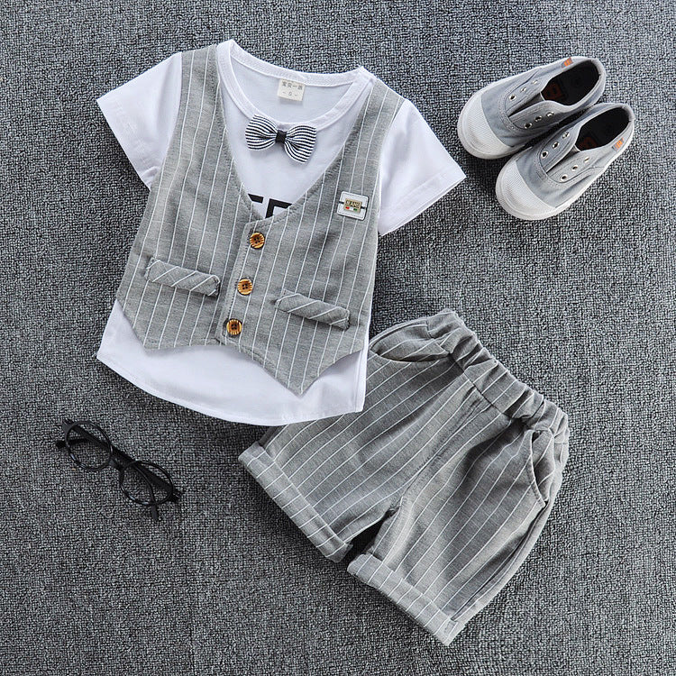 Baby Vest Short-Sleeved Suit Summer