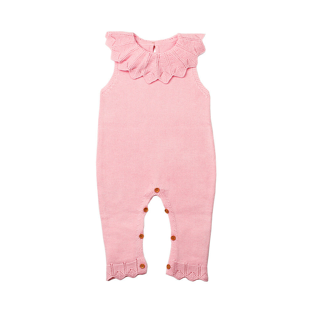 Baby Sleeveless Ruffle Romper – Cute & Comfortable Summer Outfit