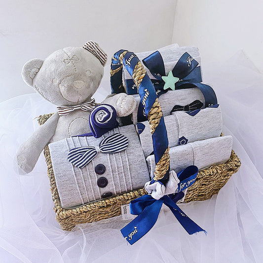 Newborn Baby Clothes Gift Set – 12-Piece Autumn & Winter Gift Basket