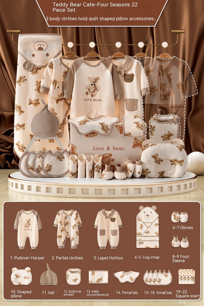 Newborn Baby Gift Box – Formal Cotton Outfit for First Month, 100 Days & Birthda