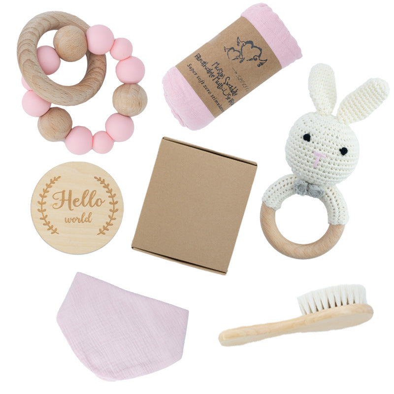 Baby Gift Box with Educational Toys, Teething Teethers
