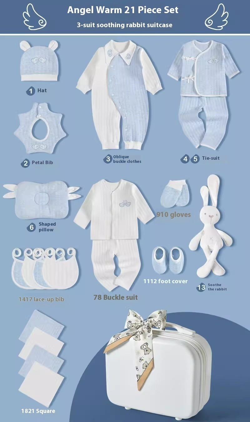 Luxury Baby Gift Box – Royal Cotton Newborn Clothing & Essentials Set