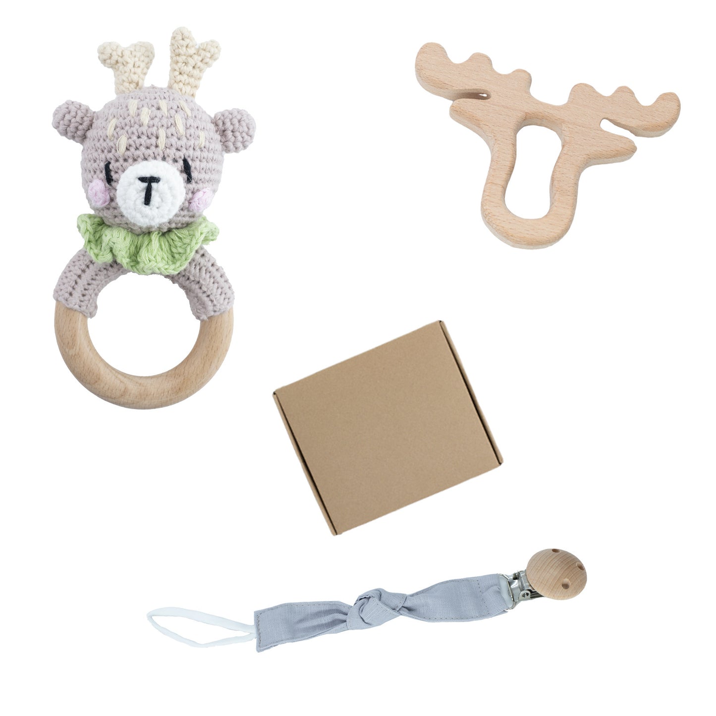 Baby Gift Box with Educational Toys, Teething Teethers