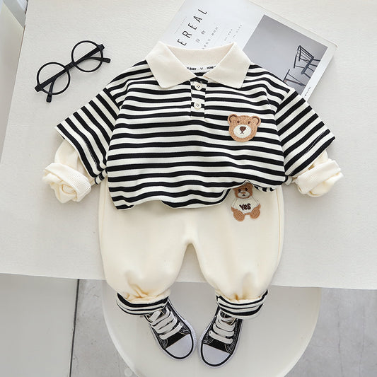 Baby Boy Two-piece Suit Collar