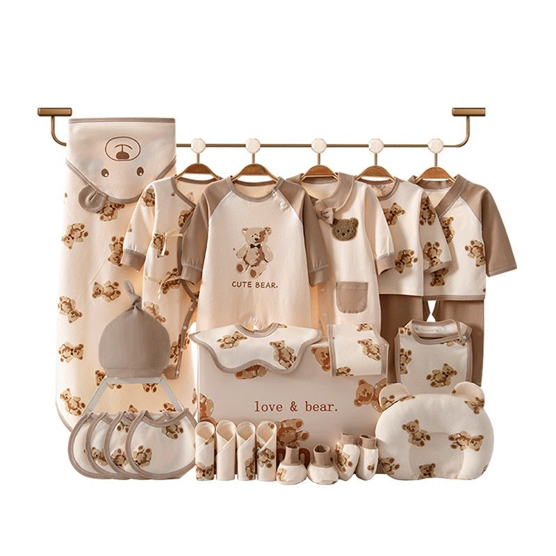 Newborn Baby Gift Box – Formal Cotton Outfit for First Month, 100 Days & Birthda
