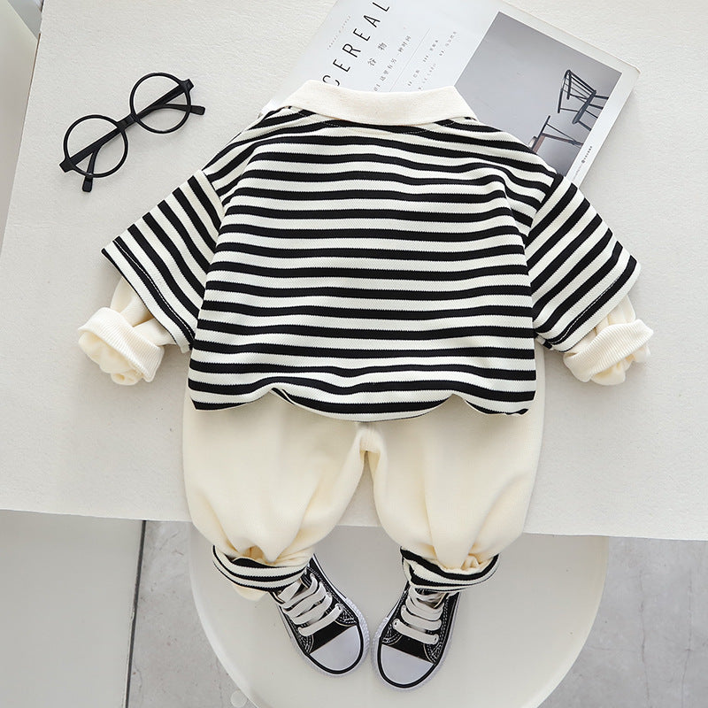 Baby Boy Two-piece Suit Collar