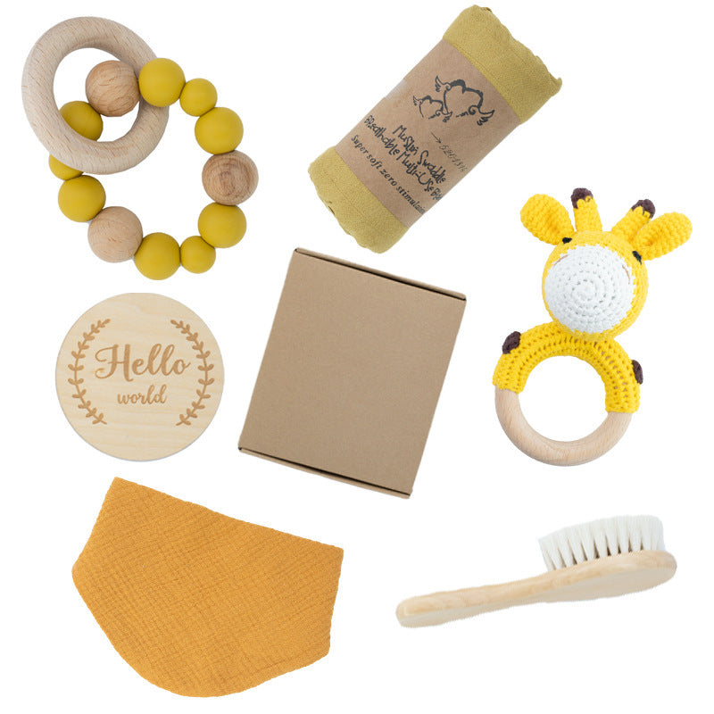 Baby Gift Box with Educational Toys, Teething Teethers