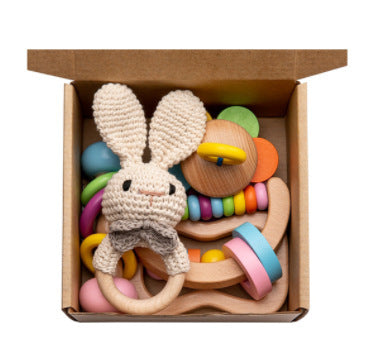 Baby Gift Box with Educational Toys, Teething Teethers