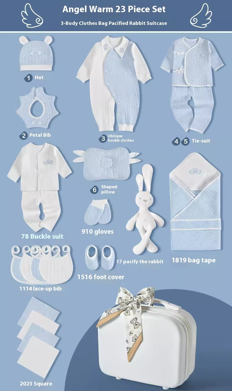 Luxury Baby Gift Box – Royal Cotton Newborn Clothing & Essentials Set