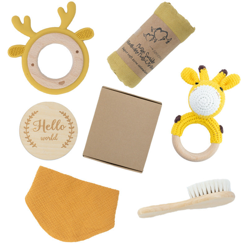 Baby Gift Box with Educational Toys, Teething Teethers