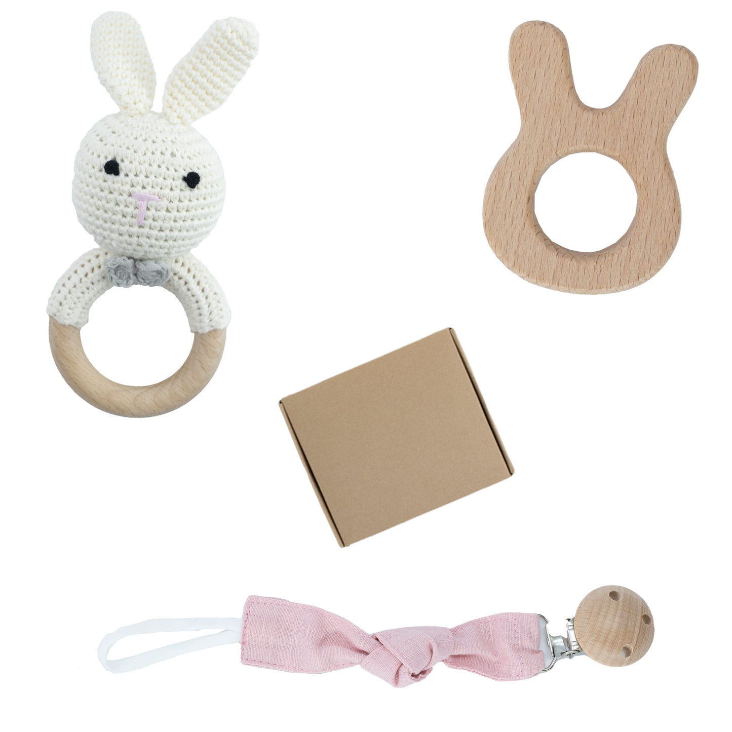 Baby Gift Box with Educational Toys, Teething Teethers