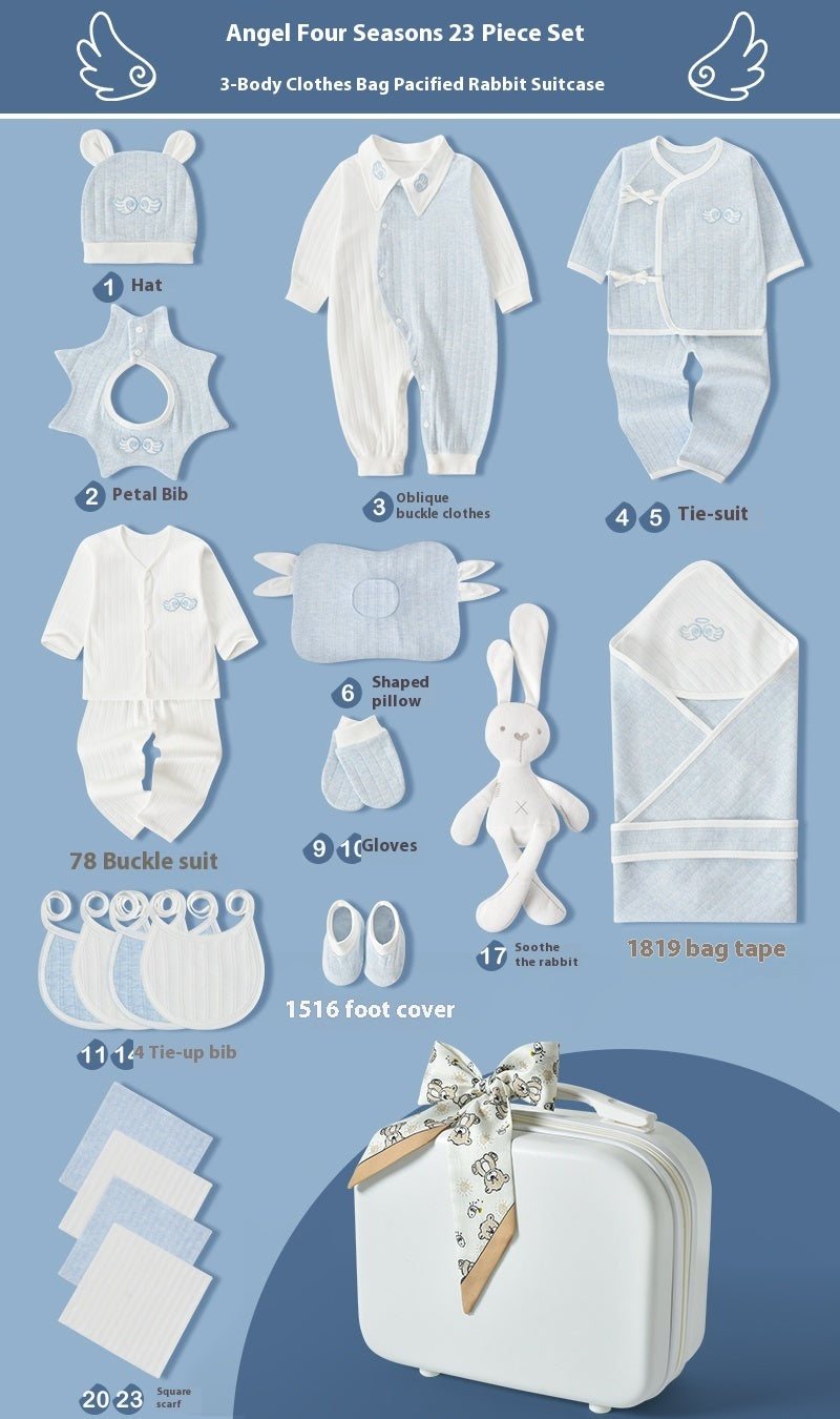 Luxury Baby Gift Box – Royal Cotton Newborn Clothing & Essentials Set