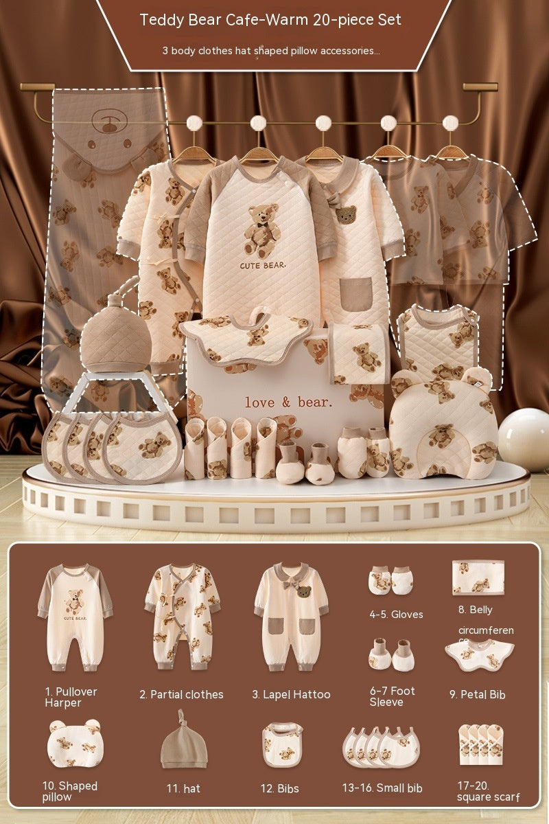 Newborn Baby Gift Box – Formal Cotton Outfit for First Month, 100 Days & Birthda
