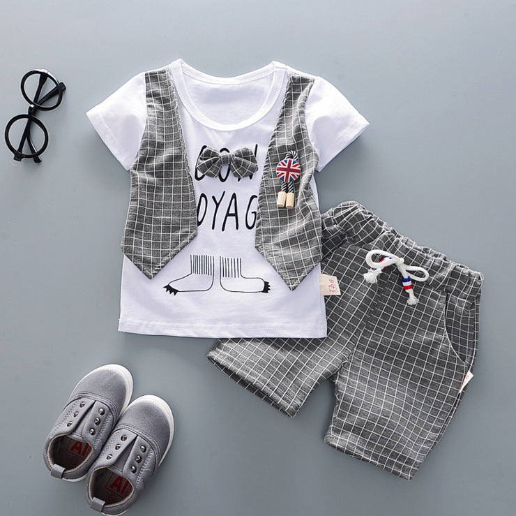 Baby Vest Short-Sleeved Suit Summer