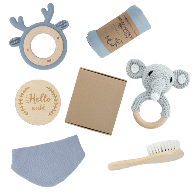 Baby Gift Box with Educational Toys, Teething Teethers