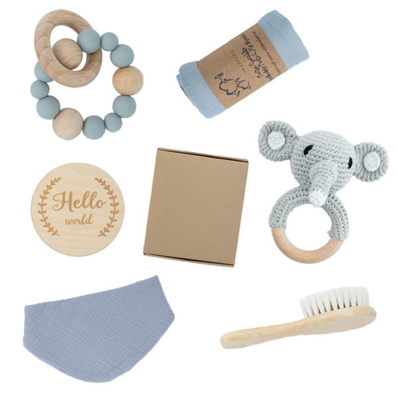 Baby Gift Box with Educational Toys, Teething Teethers