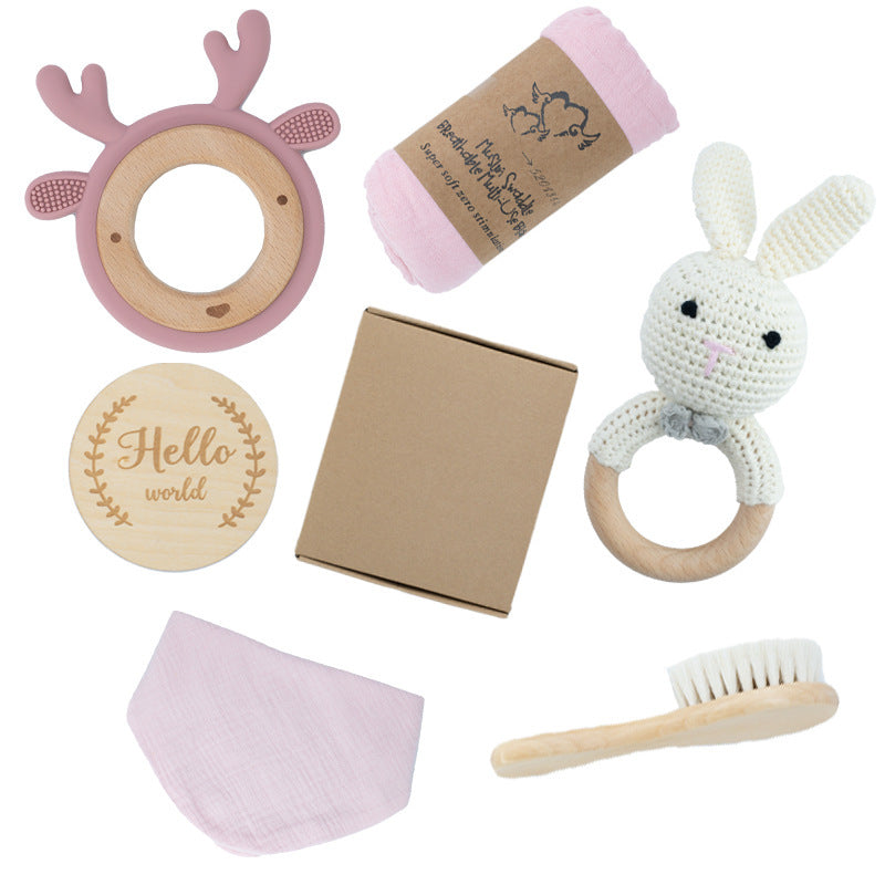 Baby Gift Box with Educational Toys, Teething Teethers