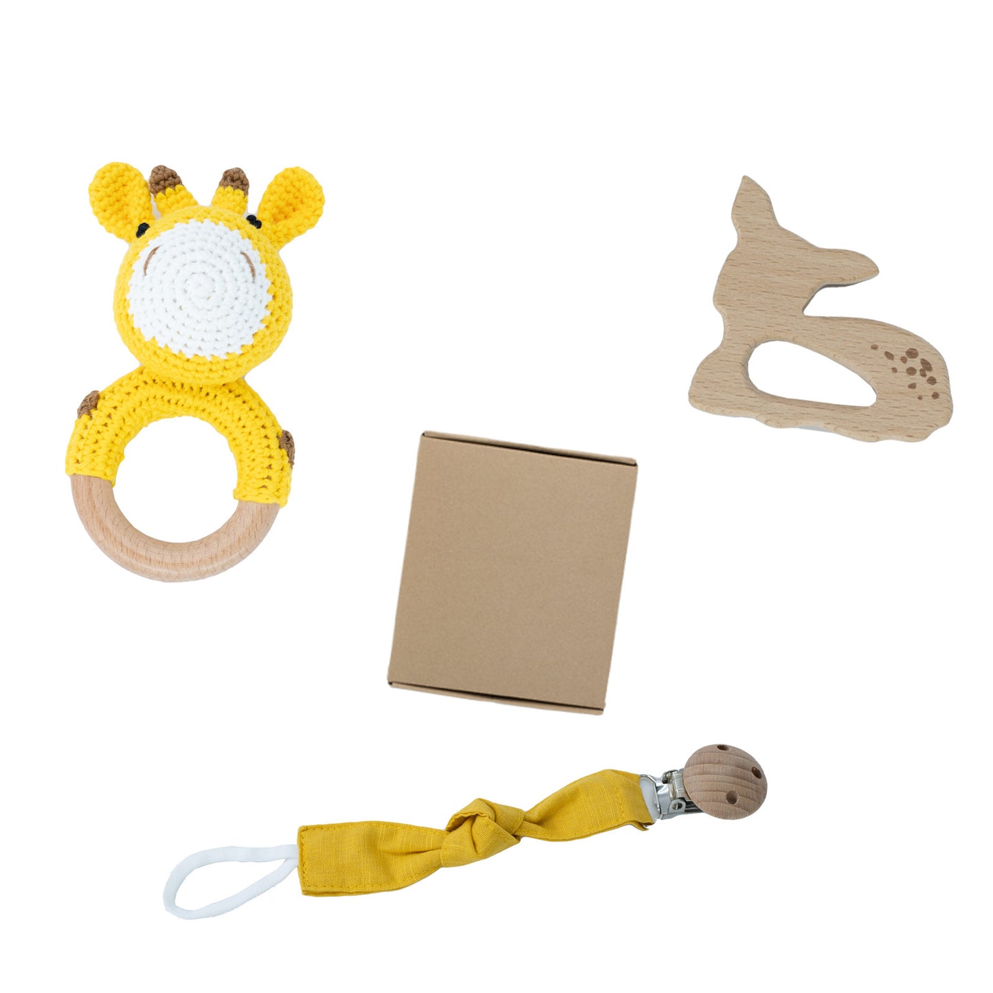 Baby Gift Box with Educational Toys, Teething Teethers