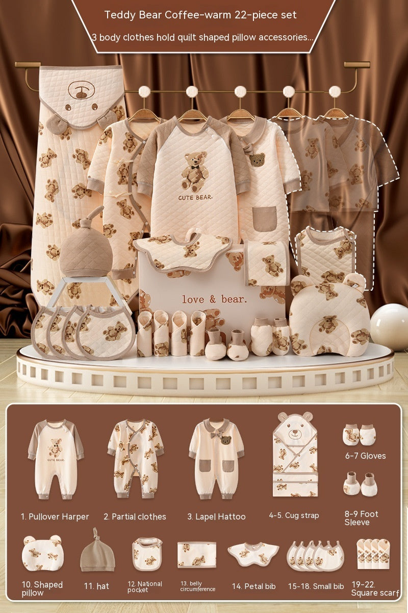 Newborn Baby Gift Box – Formal Cotton Outfit for First Month, 100 Days & Birthda
