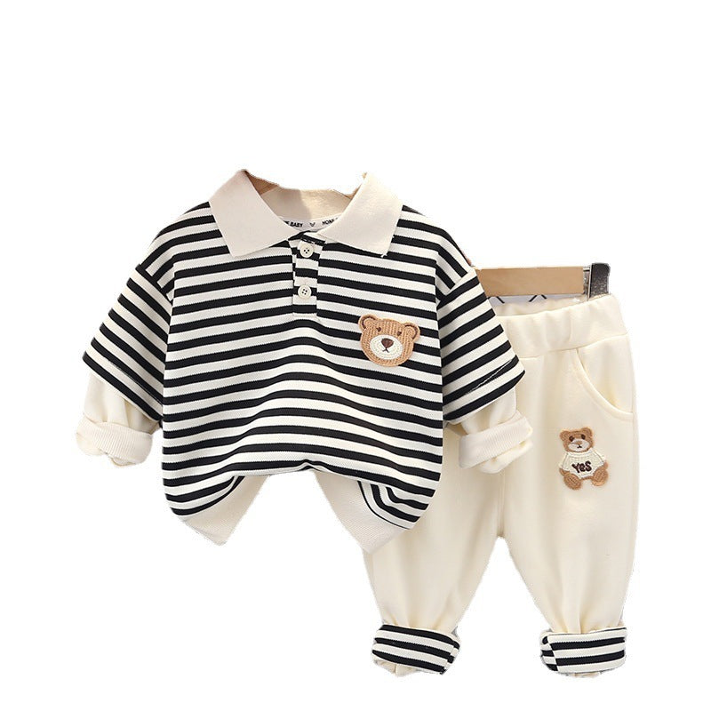 Baby Boy Two-piece Suit Collar